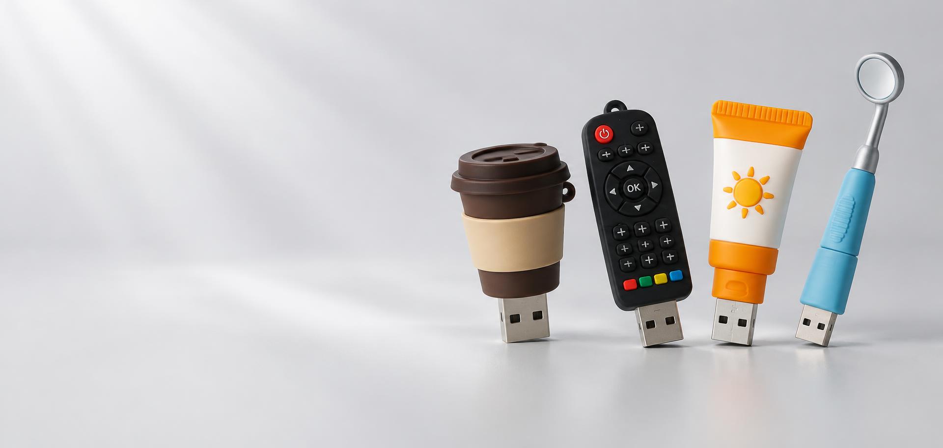 Custom shape USB drives